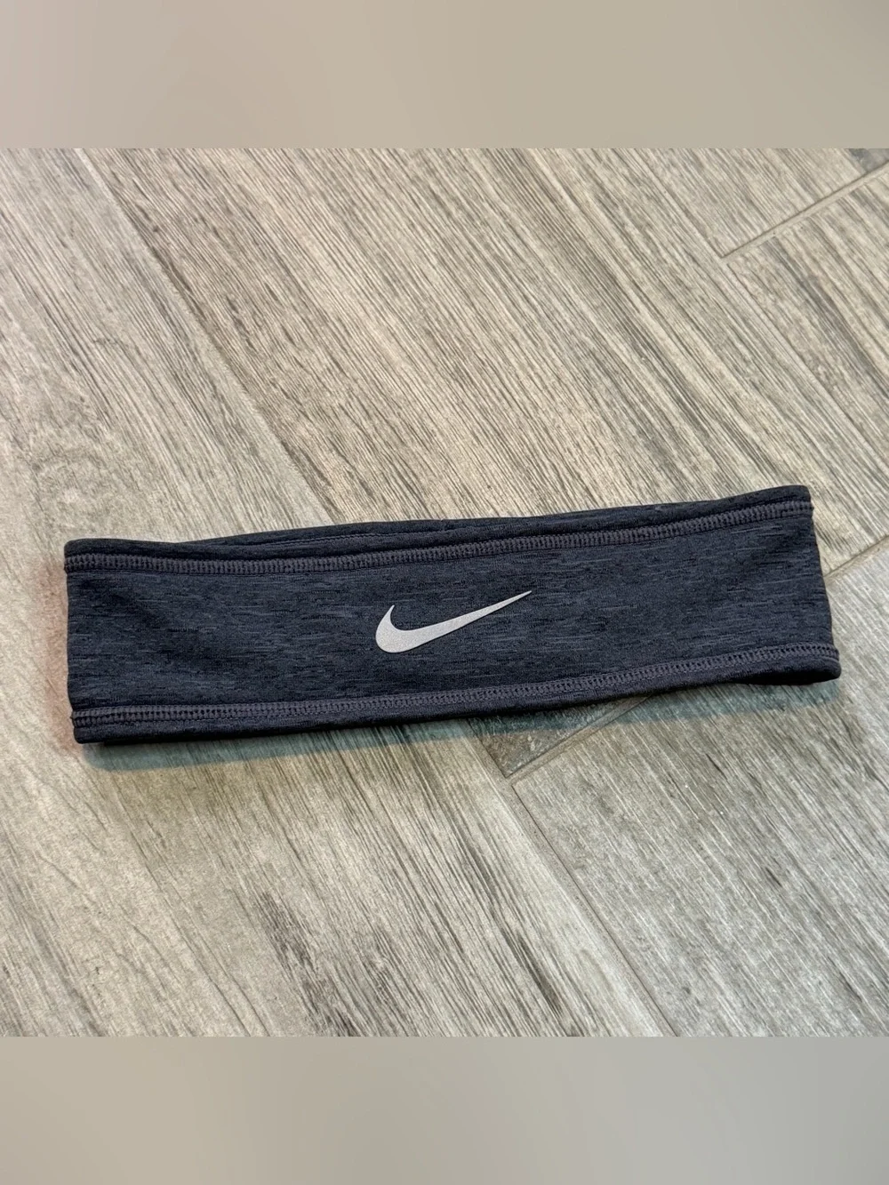 Nike Dri-Fit Head Tie Adult Unisex Charcoal Heather Gray Sweat Wicking Workout